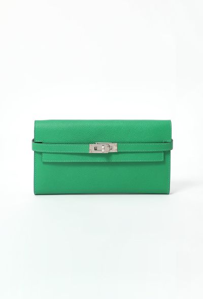 Hermès Bambou  Epsom Kelly To-Go Wallet - 1