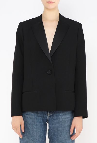 Balenciaga Classic Piqué Smoking Blazer - 1 Balenciaga Classic Piqué Smoking Blazer - 1