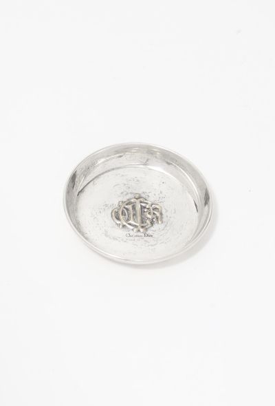                             Silver 'CD' Logo Vide Poche - 1