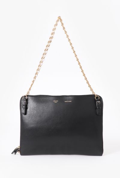 Céline Black Zip Around Shoulder Bag - 1 Céline Black Zip Around Shoulder Bag - 1