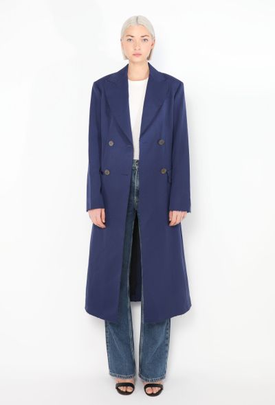 Loewe 2020 Distressed Trim Notched Coat - 1