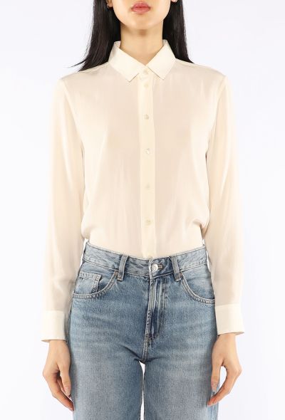 Saint Laurent Silk Crêpe de Chine Shirt, 2020 - 1