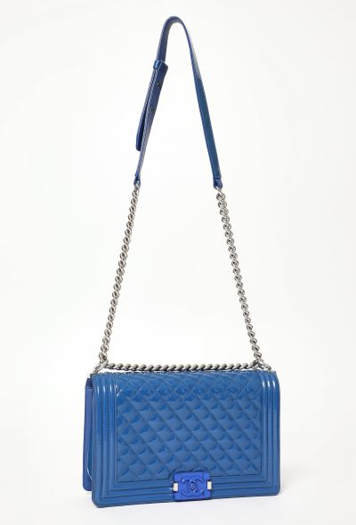 Chanel Patent Plexiglass Large Boy Bag - 2 Chanel Patent Plexiglass Large Boy Bag - 2