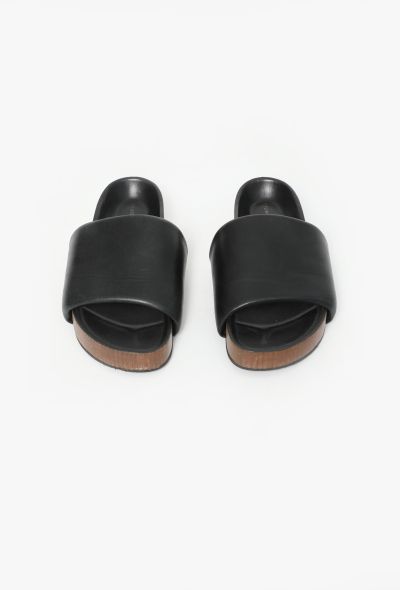 Céline 2014 Platform Wooden Slides - 2 Céline 2014 Platform Wooden Slides - 2