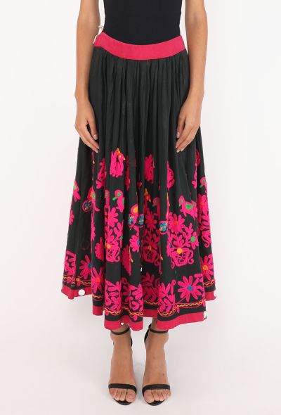 World Treasures Traditional Embroidered Skirt, 1970s - 2