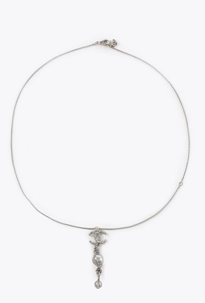 Chanel 2017 Knotted Pearl Drop Necklace - 1