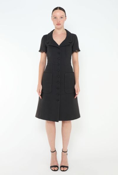 Chloé Early '90s Lace Trim Linen Dress - 1 Chloé Early '90s Lace Trim Linen Dress - 1