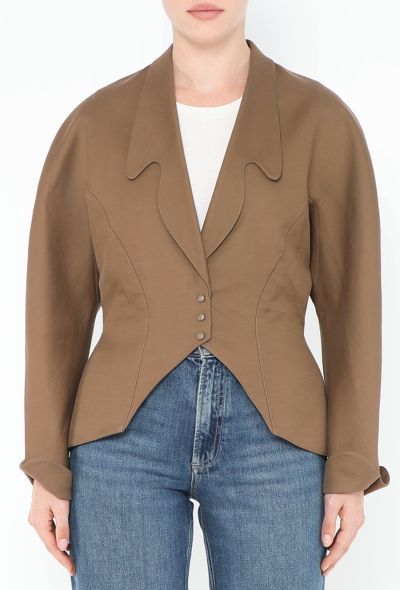 Thierry Mugler Rare 1990 Cinched Blazer Ensemble - 1