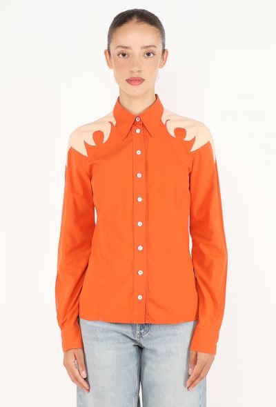 Alexander McQueen Patchwork Cotton Shirt, 1997 - 1