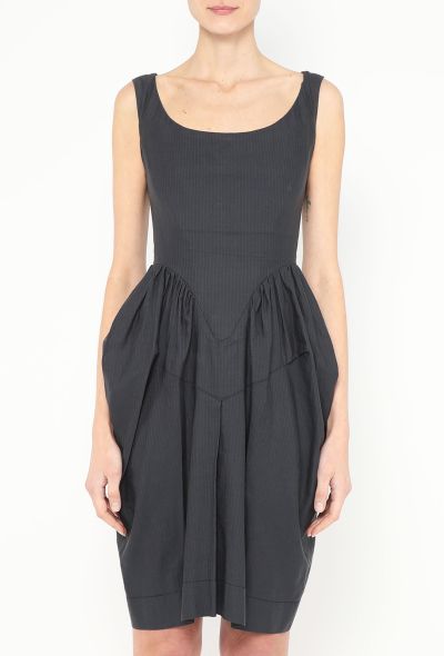 Vivienne Westwood Early 2000s Pinstripe Corset Dress - 2 Vivienne Westwood Early 2000s Pinstripe Corset Dress - 2