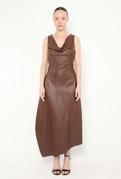 Bottega Veneta S/S 2023 Asymmetrical Nappa Dress - 1 Bottega Veneta S/S 2023 Asymmetrical Nappa Dress - 1