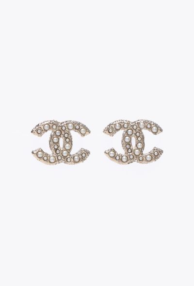 Chanel 2021 Mini Pearl 'CC' Earrings - 1