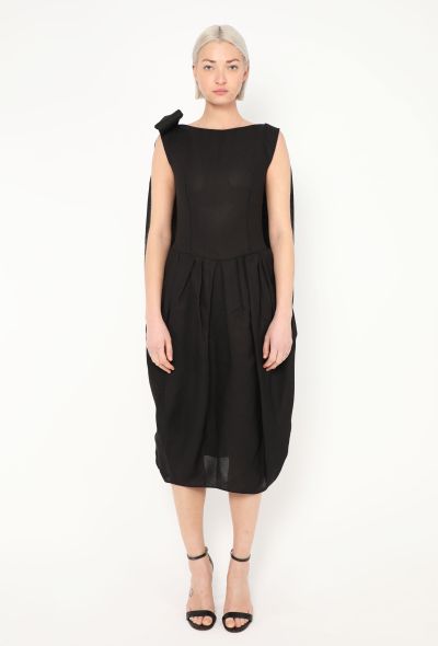 Maison Margiela 2024 Bow Appliqué Balloon Dress - 1 Maison Margiela 2024 Bow Appliqué Balloon Dress - 1