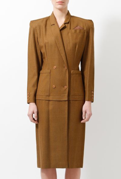 Exquisite Vintage 80s Trompe L'oeil Dress - 2