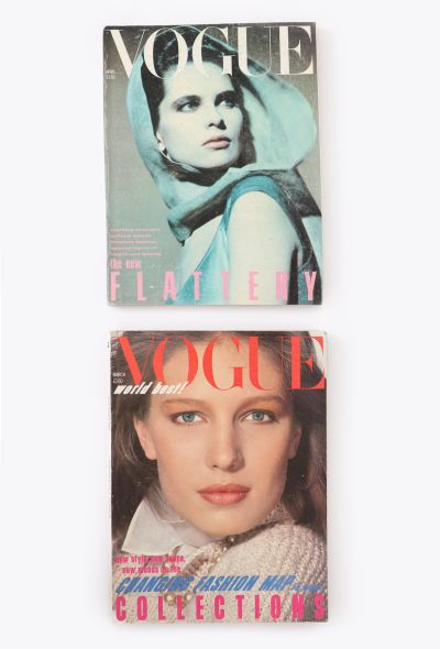 VOGUE UK 1984 Paolo Roversi Issue Set - 1 VOGUE UK 1984 Paolo Roversi Issue Set - 1