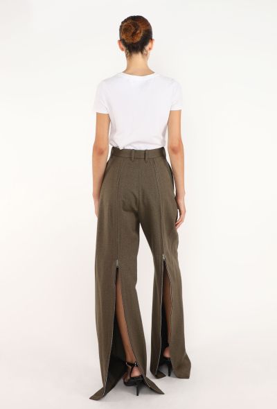 Phoebe Philo Wide-Leg Zipper Pants, 2023 - 1
