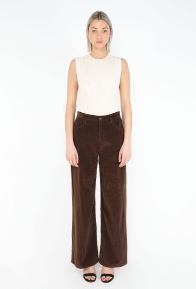 The Row S/S 2025 Eglitta Corduroy Trousers - 1