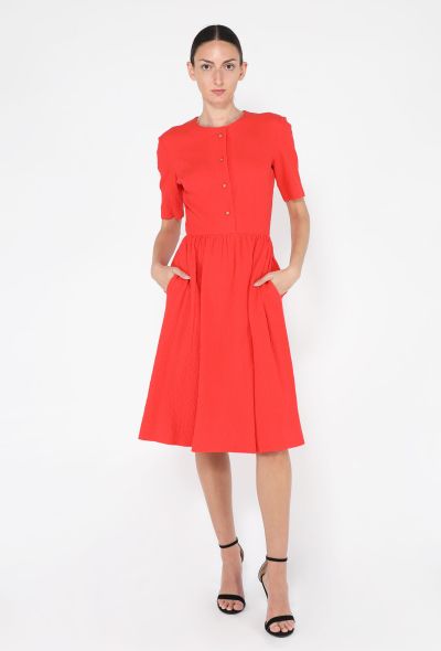 Chanel Pleated Cotton Day Dress, 1970s - 2