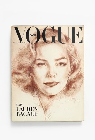 VOGUE December Issue 1978 Lauren Bacall Newton - 1