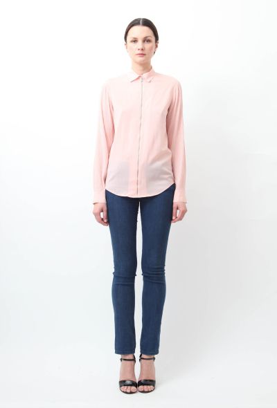                                         Pink Silk Shirt-1