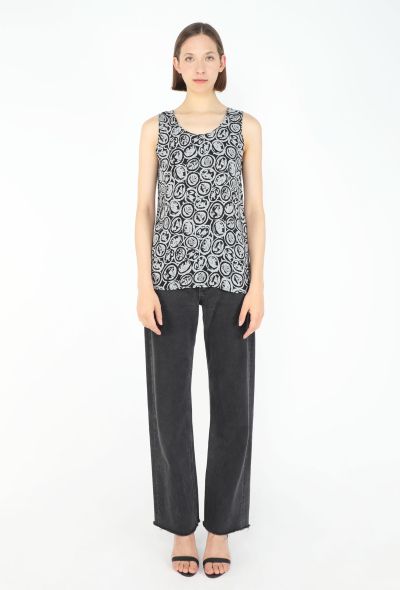 Chanel Late '80s Emblem Silk Blouse - 2