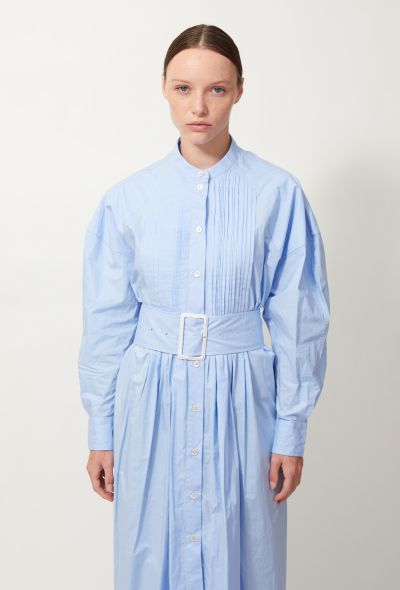                             2018 Belted Cotton Shirt Dress - 2