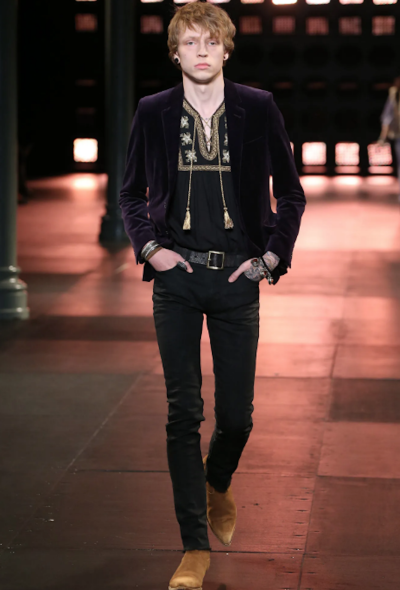 Saint Laurent S/S 2015 Tailored Velvet Blazer - 2 Saint Laurent S/S 2015 Tailored Velvet Blazer - 2