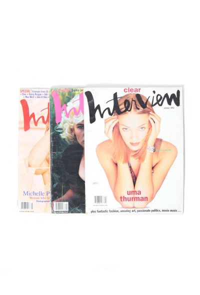                             '90s Interview Magazine Trio - 1
