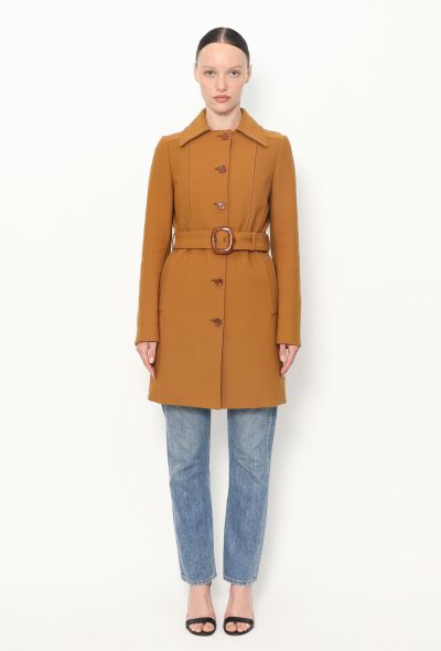 Prada '90s Belted Twill Coat - 1 Prada '90s Belted Twill Coat - 1