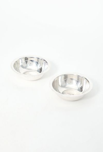 Goyard Set of Stainless Steel Pet Bowls - 1