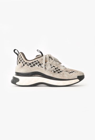 Chanel 2021 Embroidered Suede Sneakers - 1 Chanel 2021 Embroidered Suede Sneakers - 1