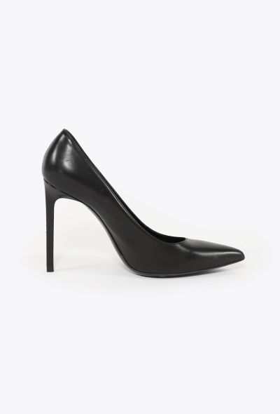 Saint Laurent Leather Zoe Stilettos - 1