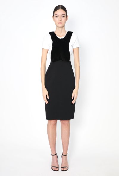 Céline Cut-Out Mink Halter Dress - 2 Céline Cut-Out Mink Halter Dress - 2