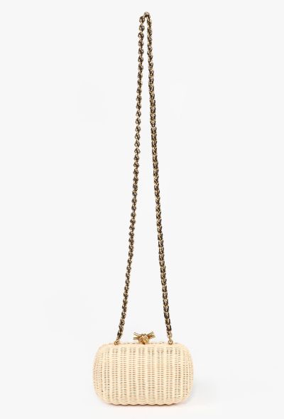 Bottega Veneta Knot Chain Rattan Crossbody Bag, 2024 - 2