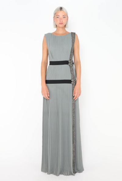 Alberta Ferretti Pleated Strass Gown - 1 Alberta Ferretti Pleated Strass Gown - 1