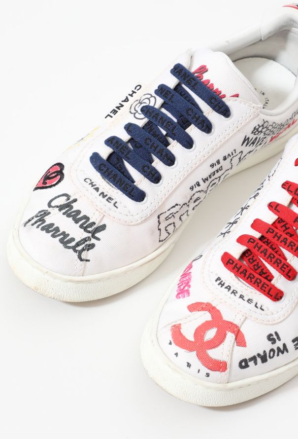 2019 Pharrell Graphic 'CC' Trainers | Authentic & Vintage | ReSEE