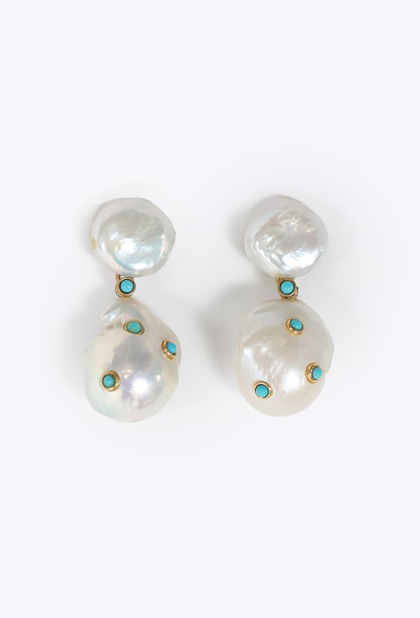 Céline Pre-Fall 2018 Baroque Pearl Earrings - 1