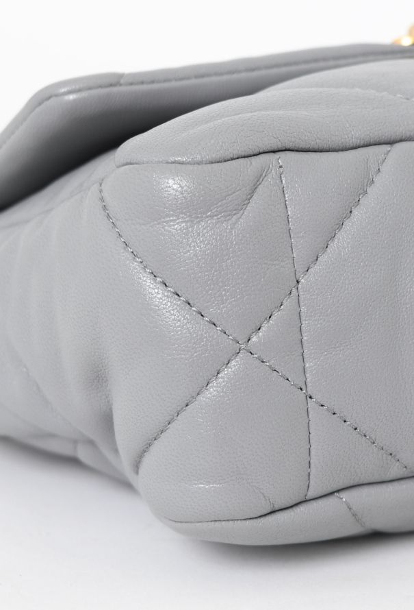 Chanel Grey 19 Medium Flap Bag - 8