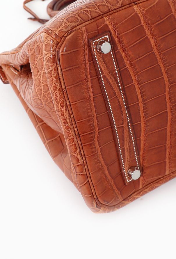 Hermès Exceptional Matte Fauve Alligator Birkin 35 - 9