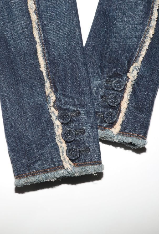 Dior Resort 2020 Frayed Denim Bar Jacket - 9