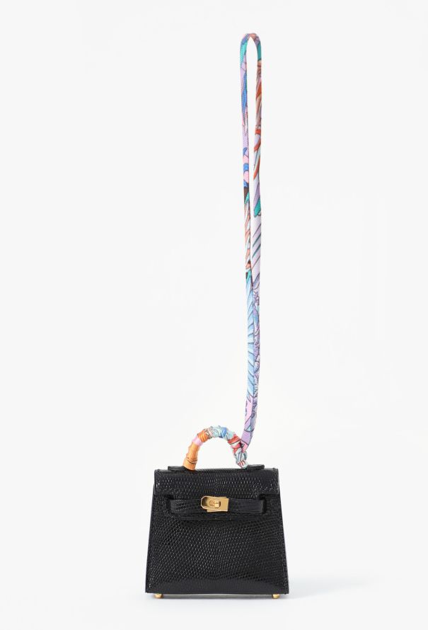 Hermès Lizard Kelly Twilly Bag Charm - 1