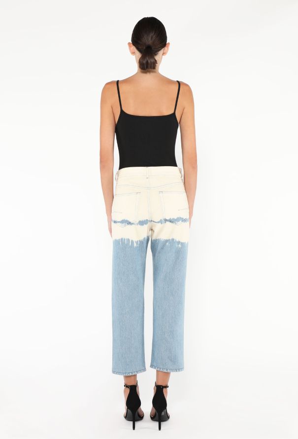 Dior 2024 Acid Wash Cropped Jeans - 4