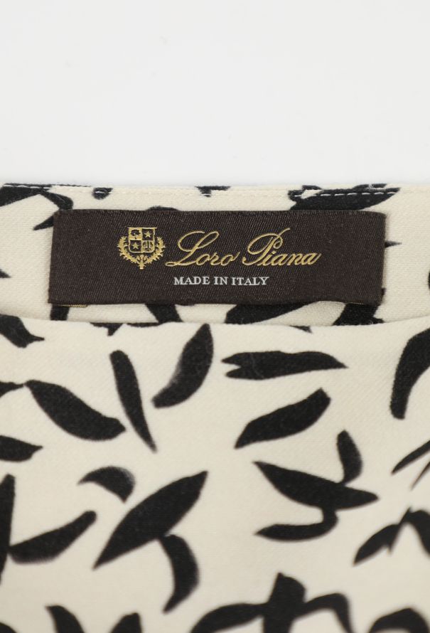 Loro Piana Silvia Swallows Printed Skirt, 2024 - 5