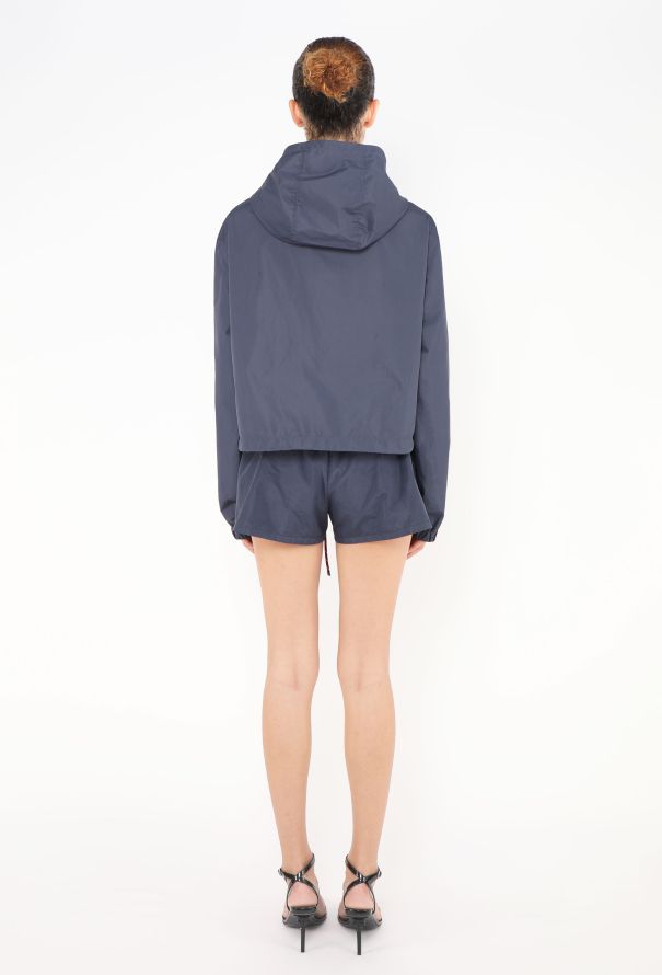 Miu Miu 2024 Hooded Logo Windbreaker - 5 Miu Miu 2024 Hooded Logo Windbreaker - 5