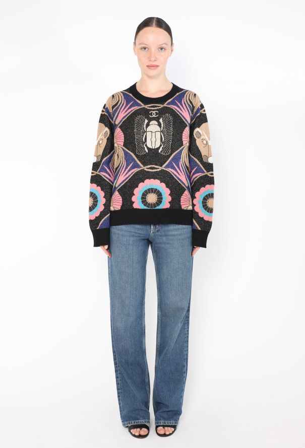 Chanel Cashmere Scarab Sweater, Pre-Fall 2019 - 3