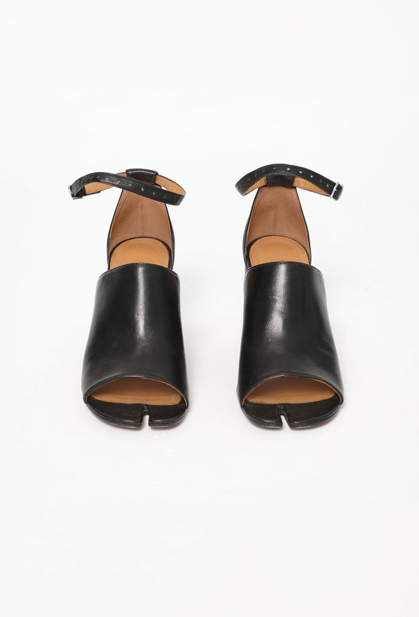 Maison Margiela Leather Tabi Sandals - 3 Maison Margiela Leather Tabi Sandals - 3