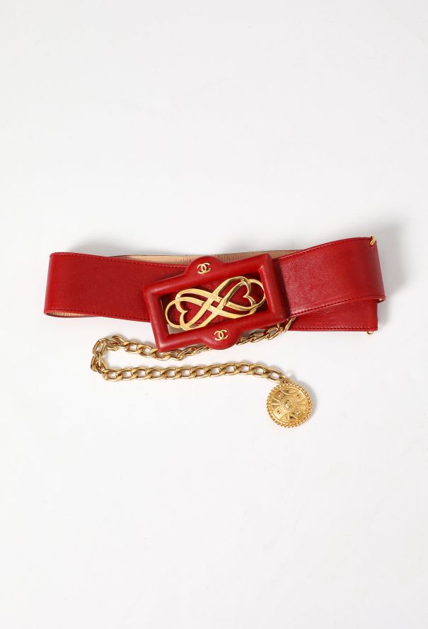 Chanel Rare F/W 1989 Chainlink Arabesque Belt - 4