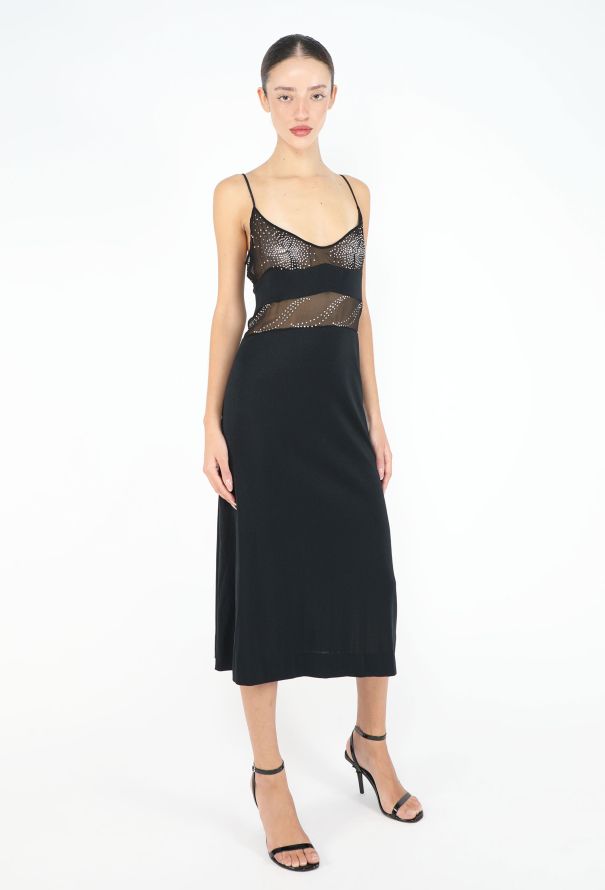 Azzaro '70s Embellished Slip Dress - 3