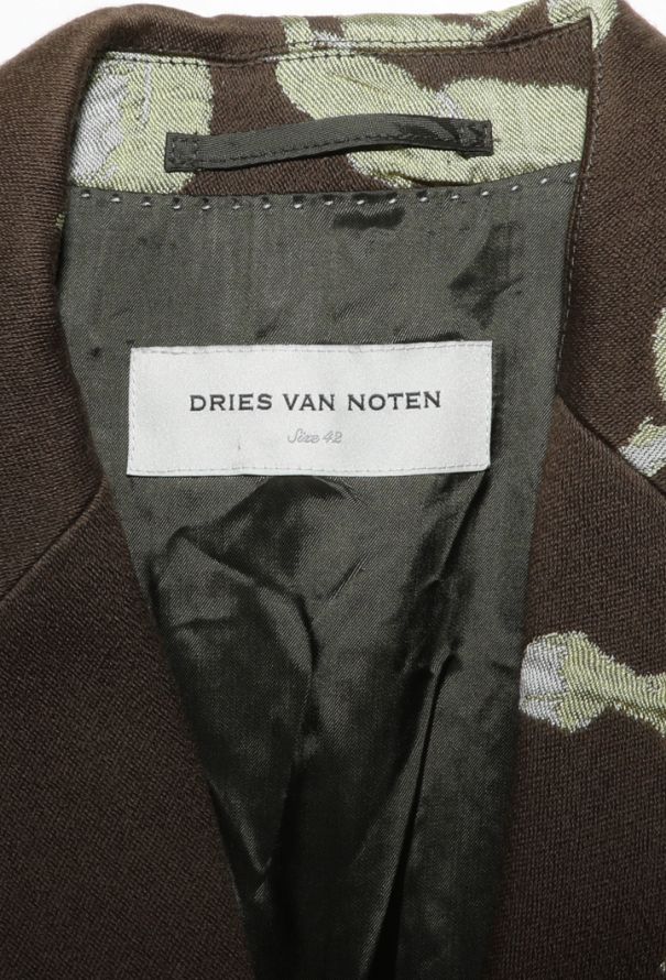Dries Van Noten Floral & Vine Patchwork Coat - 7