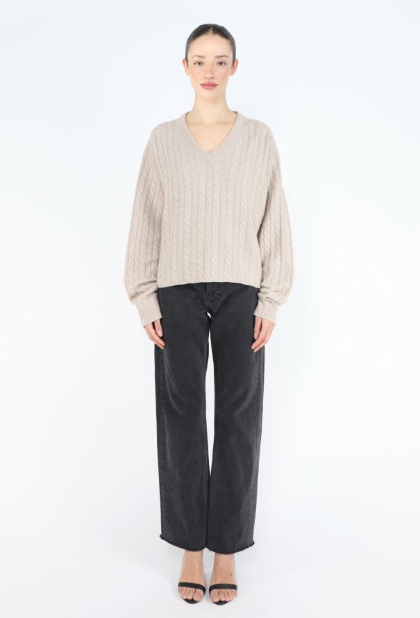 Miu Miu S/S 2022 Cashmere Cable-Knit Sweater - 3